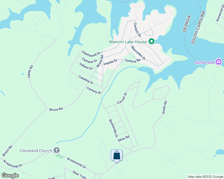 map of restaurants, bars, coffee shops, grocery stores, and more near 244 Century Drive in Martin