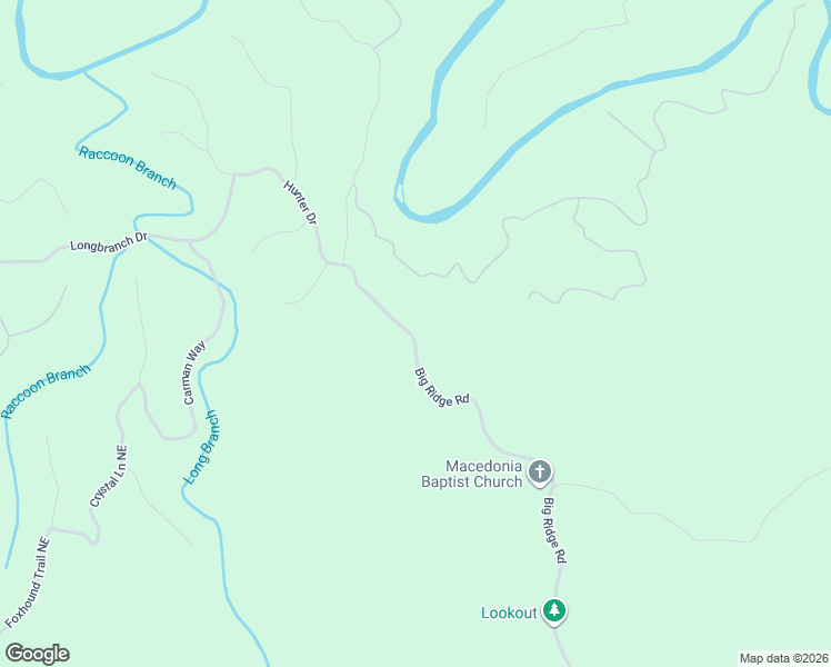 map of restaurants, bars, coffee shops, grocery stores, and more near 85 Hunter Drive in Talking Rock
