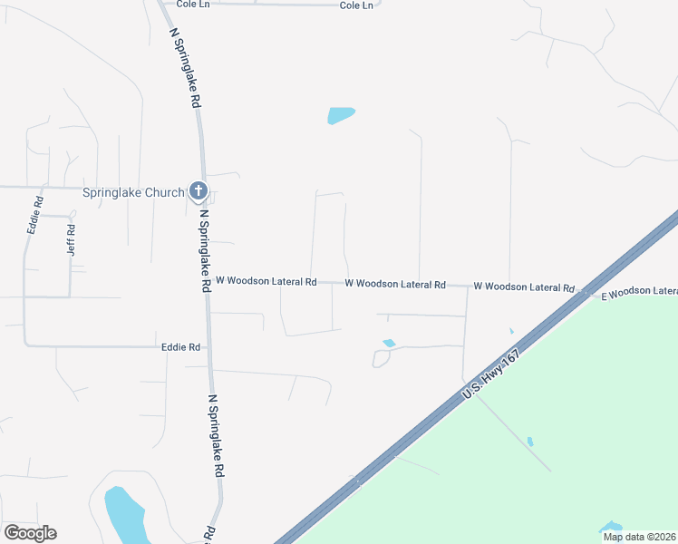 map of restaurants, bars, coffee shops, grocery stores, and more near 1200 West Woodson Lateral Road in Hensley
