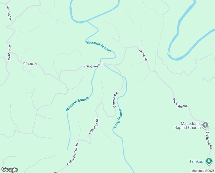 map of restaurants, bars, coffee shops, grocery stores, and more near 1600 Crystal Lane Northeast in Ranger
