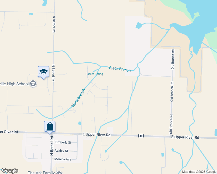 map of restaurants, bars, coffee shops, grocery stores, and more near 792 East Upper River Road in Decatur