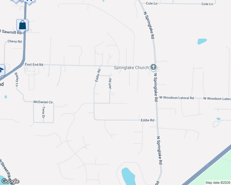 map of restaurants, bars, coffee shops, grocery stores, and more near 21624 Jeff Road in Hensley