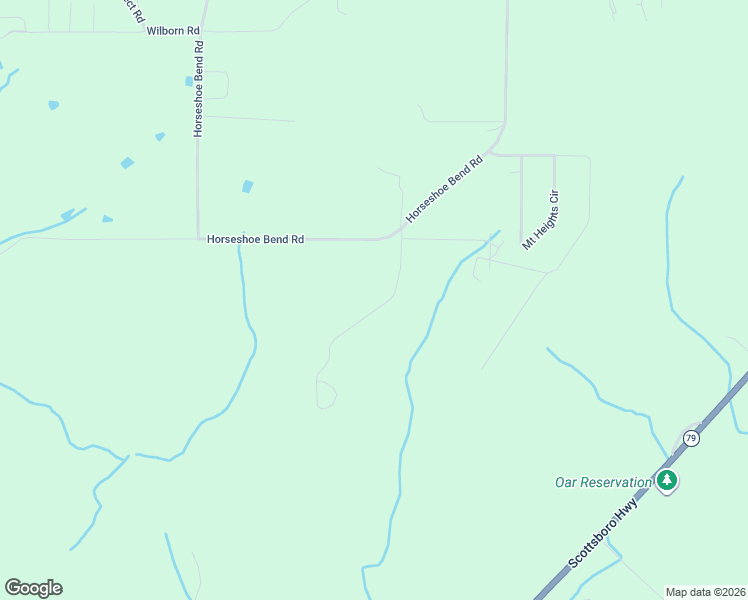 map of restaurants, bars, coffee shops, grocery stores, and more near 190 Wilson Road in Scottsboro