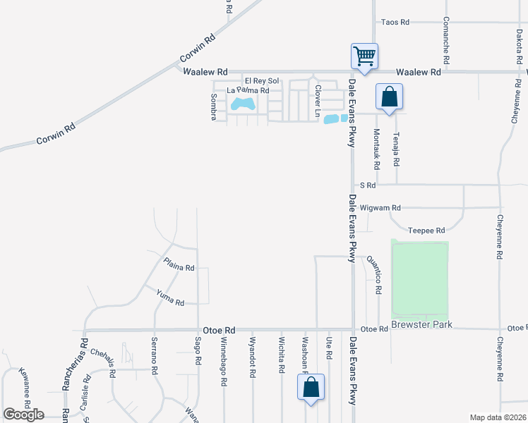 map of restaurants, bars, coffee shops, grocery stores, and more near 20798 Quantico Road in Apple Valley