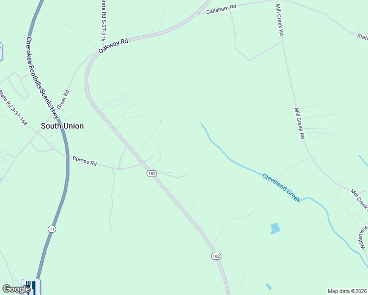 map of restaurants, bars, coffee shops, grocery stores, and more near 1326 South Carolina 182 in Fair Play