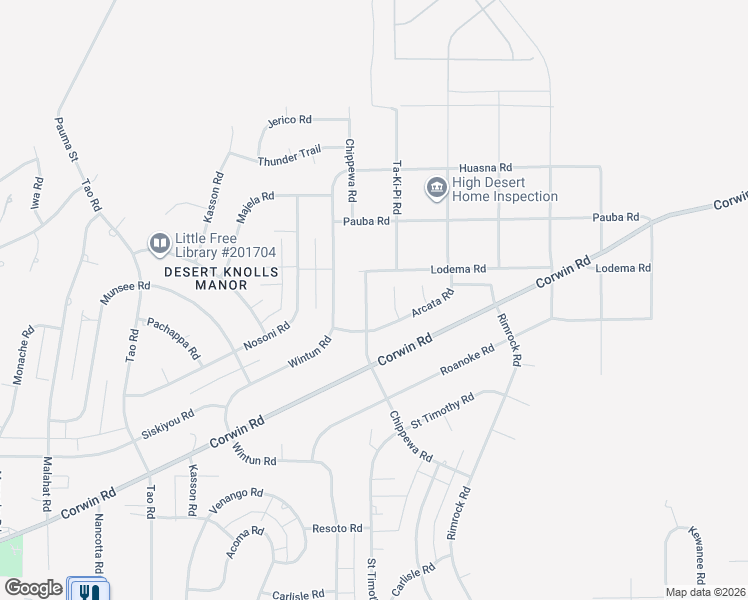 map of restaurants, bars, coffee shops, grocery stores, and more near 16469 Chippewa Road in Apple Valley