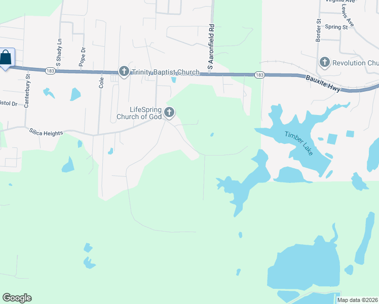 map of restaurants, bars, coffee shops, grocery stores, and more near 4201 Silica Heights in Benton