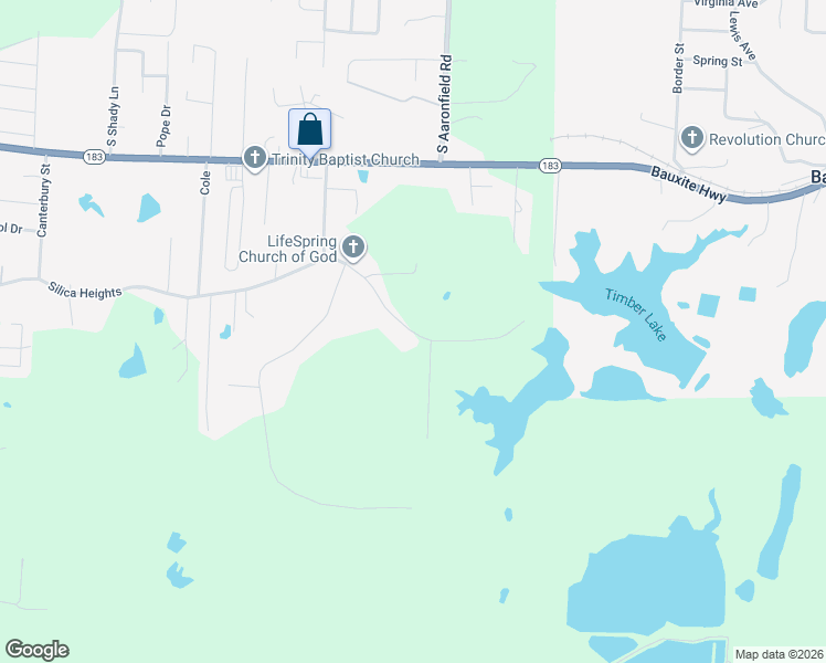map of restaurants, bars, coffee shops, grocery stores, and more near 4201 Silica Heights in Benton