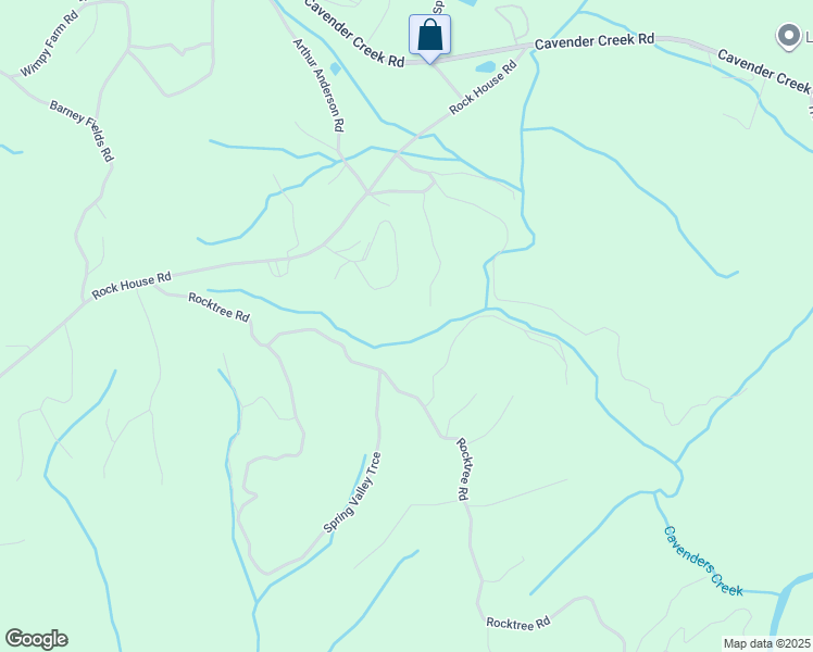 map of restaurants, bars, coffee shops, grocery stores, and more near 631 Rocktree Road in Dahlonega