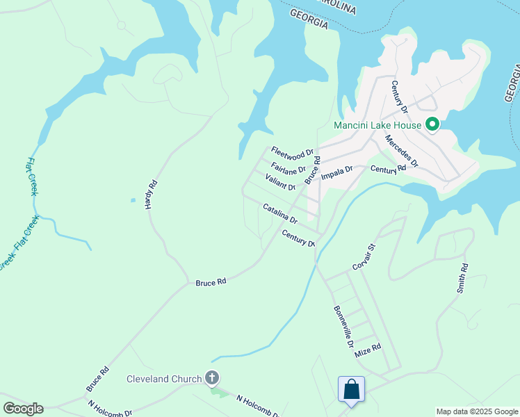 map of restaurants, bars, coffee shops, grocery stores, and more near 115 Catalina Drive in Martin