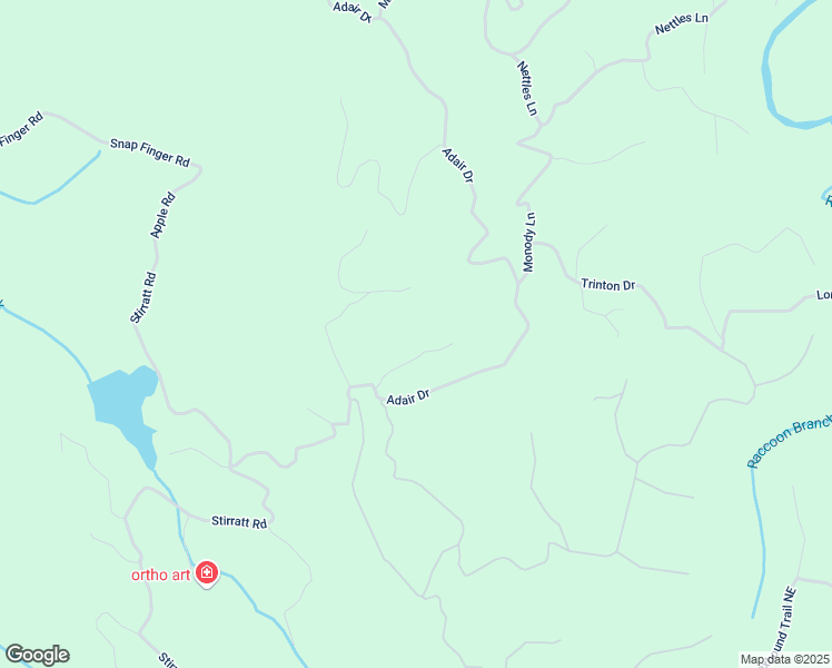 map of restaurants, bars, coffee shops, grocery stores, and more near 58 Monody Lane in Ranger