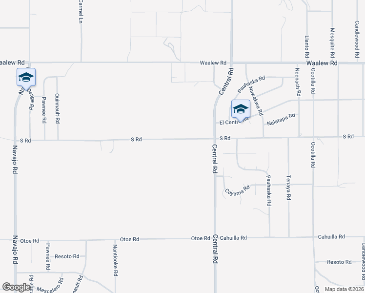 map of restaurants, bars, coffee shops, grocery stores, and more near 22433 South Road in Apple Valley
