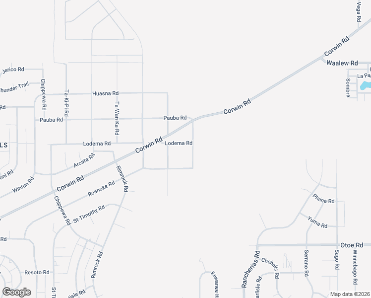 map of restaurants, bars, coffee shops, grocery stores, and more near 19876 Lodema Road in Apple Valley