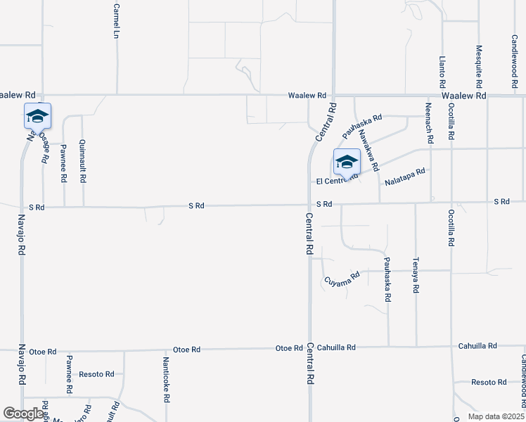 map of restaurants, bars, coffee shops, grocery stores, and more near 22433 South Road in Apple Valley