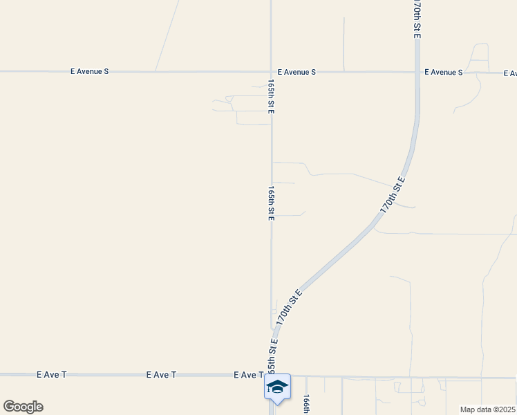 map of restaurants, bars, coffee shops, grocery stores, and more near 36901 165th Street East in Llano