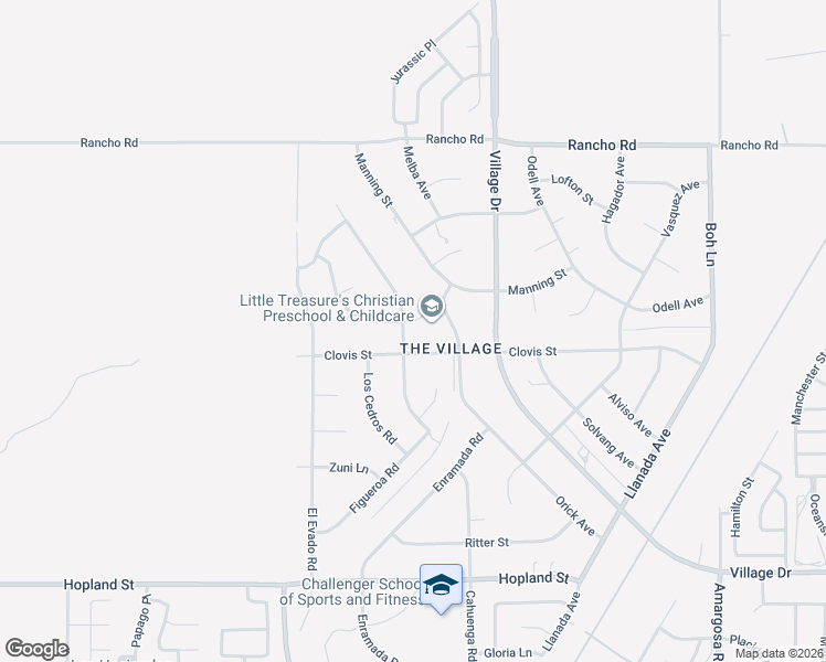 map of restaurants, bars, coffee shops, grocery stores, and more near 14783 Prenda St in Victorville