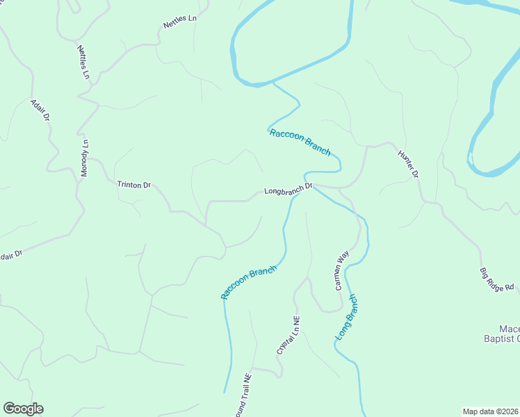 map of restaurants, bars, coffee shops, grocery stores, and more near 968 Raccoon Ridge Northeast in Ranger