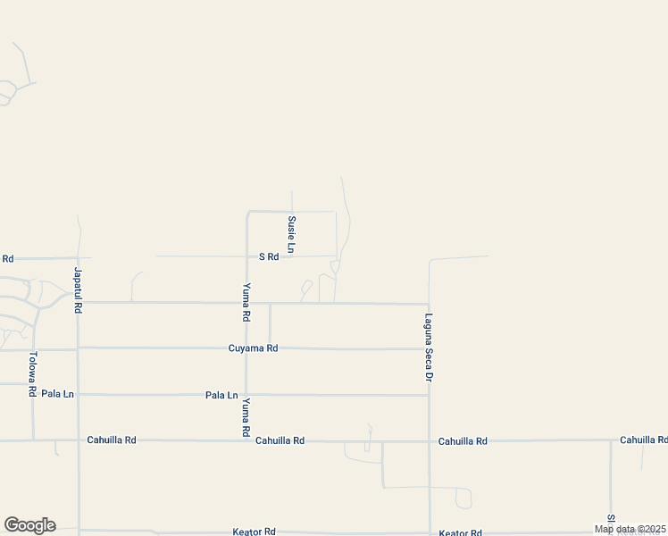 map of restaurants, bars, coffee shops, grocery stores, and more near 24660 Shoshone Road in Apple Valley