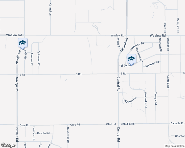 map of restaurants, bars, coffee shops, grocery stores, and more near South Road in Apple Valley