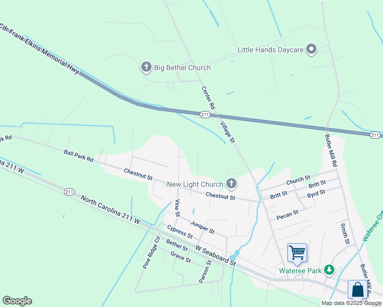 map of restaurants, bars, coffee shops, grocery stores, and more near Tower Lane in Bladenboro