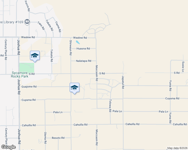 map of restaurants, bars, coffee shops, grocery stores, and more near 23881 South Road in Apple Valley
