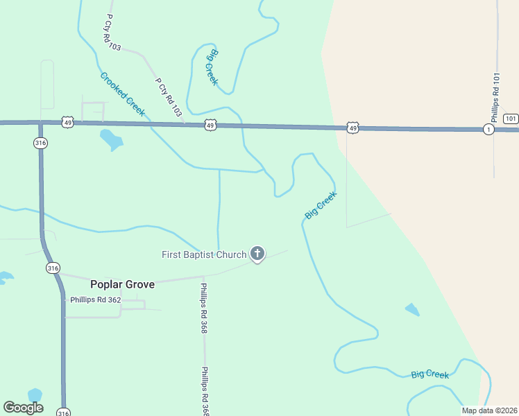 map of restaurants, bars, coffee shops, grocery stores, and more near 729 Phillips Road 358 in Poplar Grove