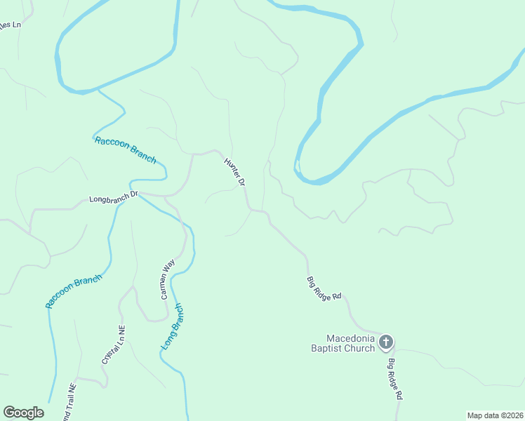 map of restaurants, bars, coffee shops, grocery stores, and more near 85 Hunter Drive in Talking Rock
