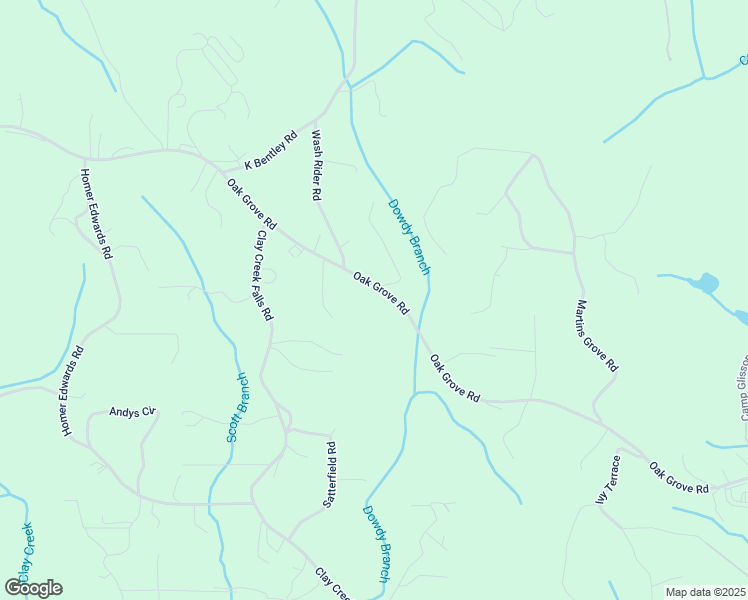 map of restaurants, bars, coffee shops, grocery stores, and more near 1981 Oak Grove Road in Dahlonega