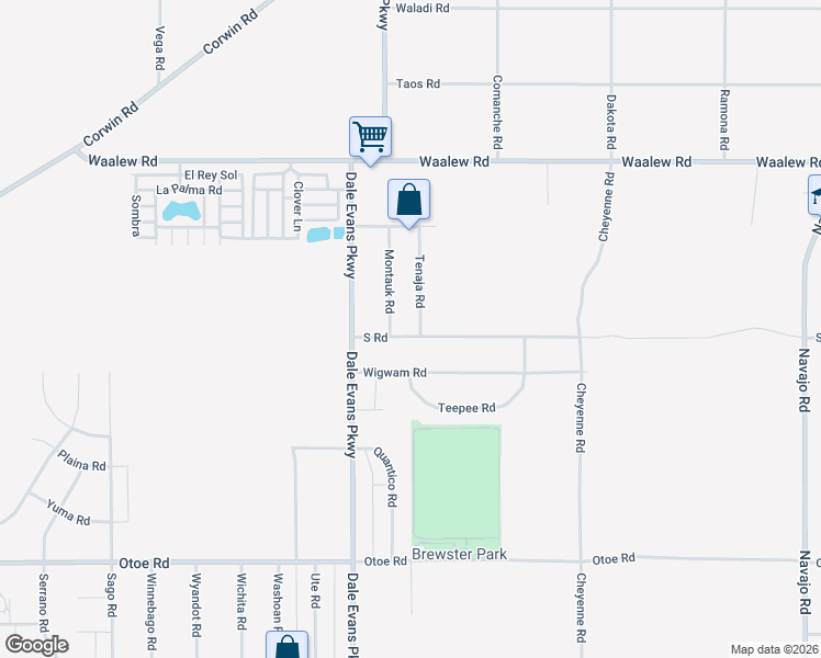 map of restaurants, bars, coffee shops, grocery stores, and more near 21008 South Road in Apple Valley