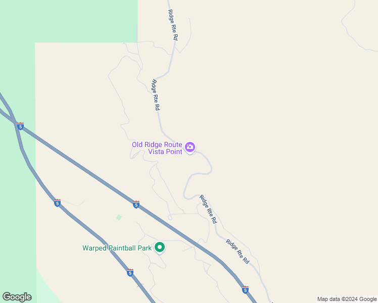 map of restaurants, bars, coffee shops, grocery stores, and more near 34248 Ridge Route Road in Castaic