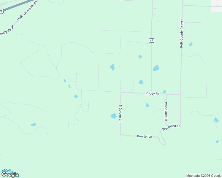 map of restaurants, bars, coffee shops, grocery stores, and more near 3152 Polk Road 293 in Mena