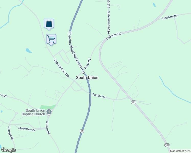 map of restaurants, bars, coffee shops, grocery stores, and more near 14501 South Carolina 11 in Westminster