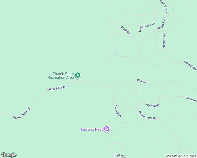 map of restaurants, bars, coffee shops, grocery stores, and more near 2356 Thumb Butte Road in Prescott