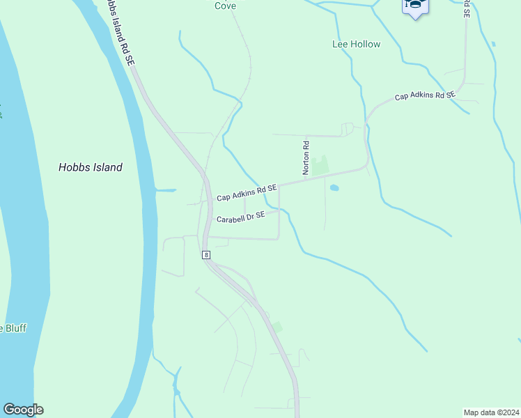 map of restaurants, bars, coffee shops, grocery stores, and more near 171 Carabell Drive Southeast in Huntsville