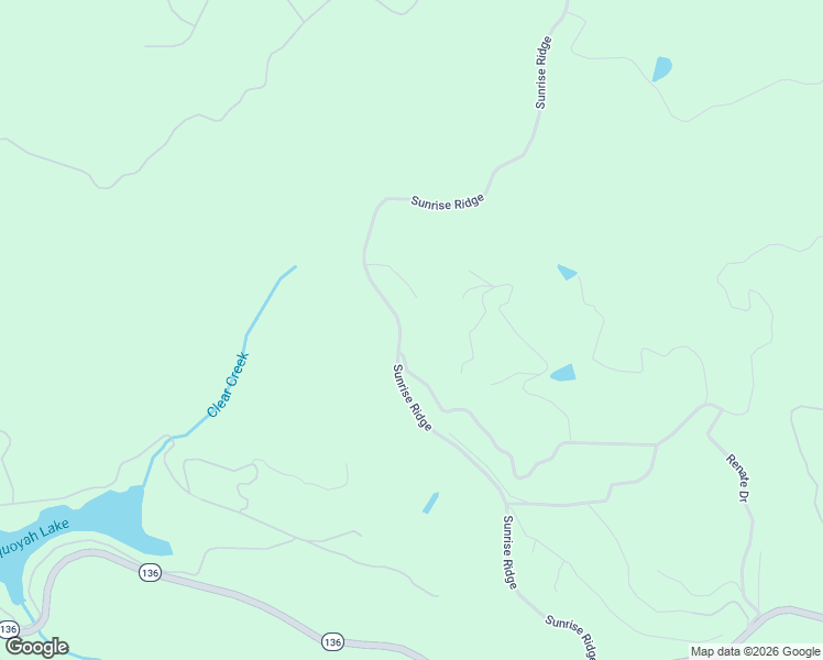 map of restaurants, bars, coffee shops, grocery stores, and more near 956 Sunrise Ridge in Jasper