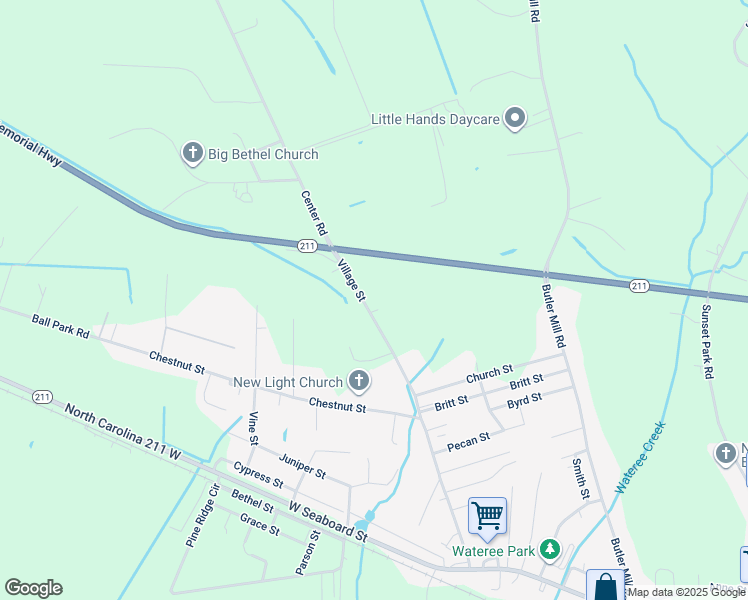 map of restaurants, bars, coffee shops, grocery stores, and more near 11435 Center Road in Bladenboro