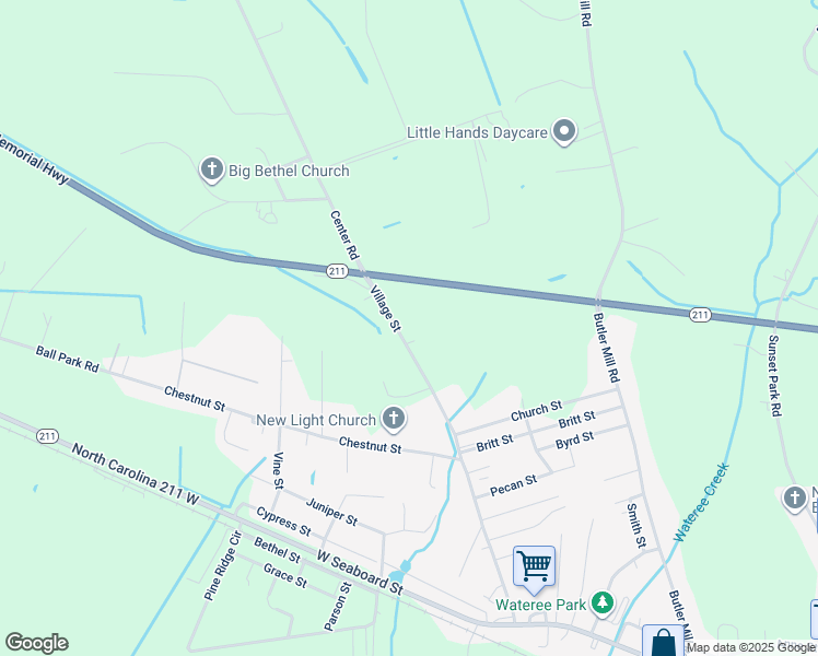 map of restaurants, bars, coffee shops, grocery stores, and more near 11435 Center Road in Bladenboro