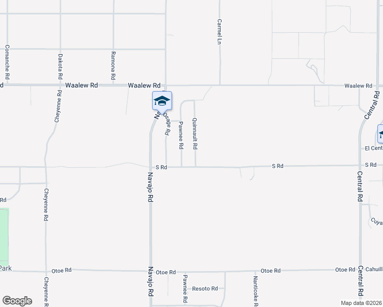 map of restaurants, bars, coffee shops, grocery stores, and more near 16569 Pawnee Road in Apple Valley