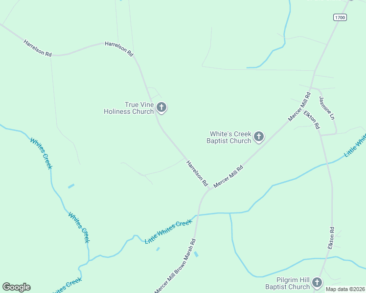 map of restaurants, bars, coffee shops, grocery stores, and more near 1645 Harrelson Road in Clarkton