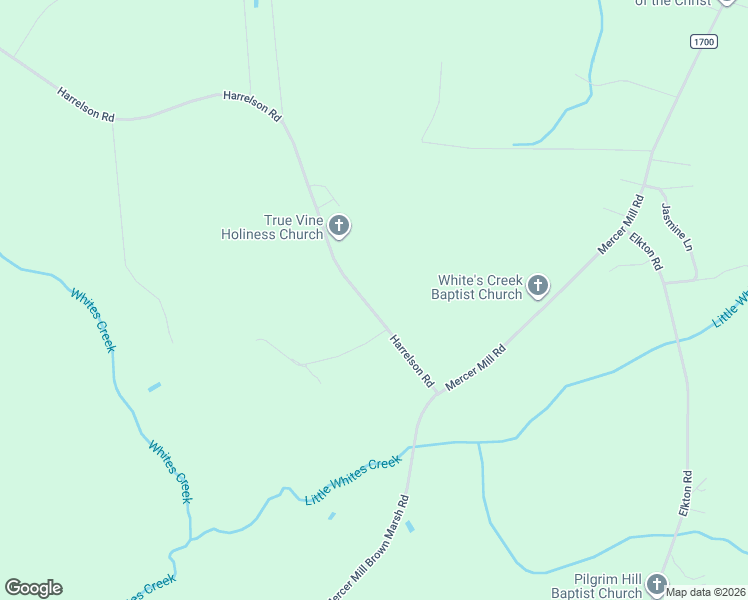 map of restaurants, bars, coffee shops, grocery stores, and more near 1645 Harrelson Road in Clarkton