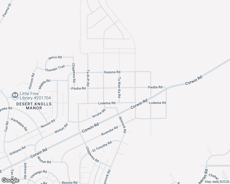 map of restaurants, bars, coffee shops, grocery stores, and more near 16544 Tawanka Road in Apple Valley