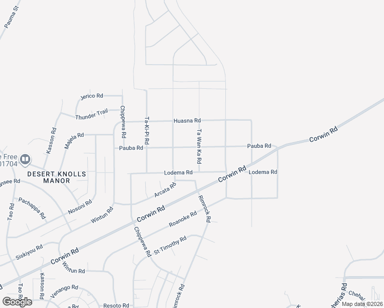 map of restaurants, bars, coffee shops, grocery stores, and more near 16544 Tawanka Road in Apple Valley