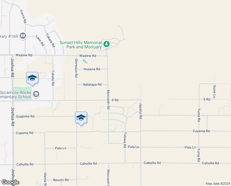 map of restaurants, bars, coffee shops, grocery stores, and more near 16549 Moccasin Road in Apple Valley