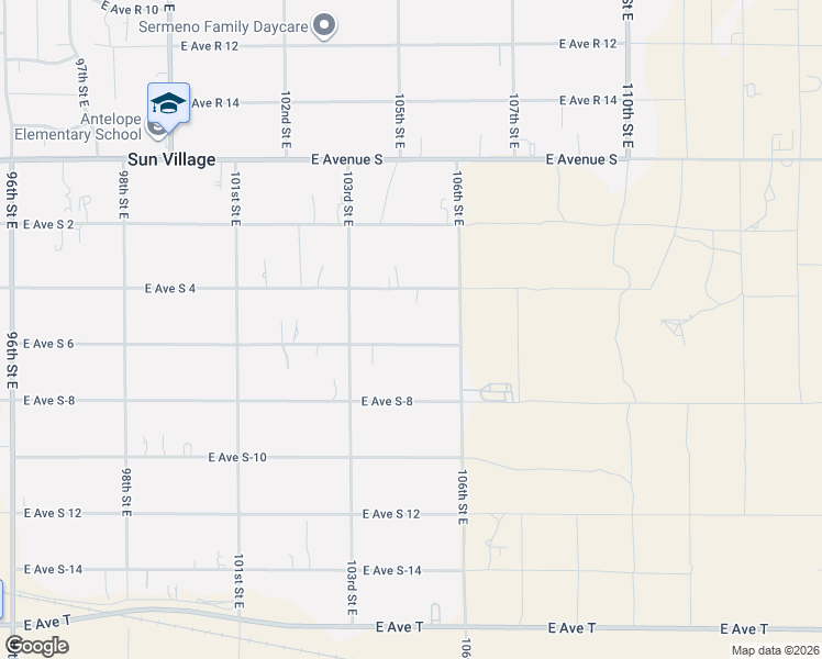 map of restaurants, bars, coffee shops, grocery stores, and more near 10505 East Avenue South 6 in Littlerock