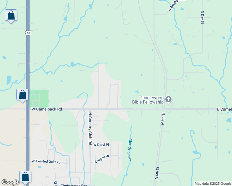 map of restaurants, bars, coffee shops, grocery stores, and more near 5131 Clear Springs Drive in Duncan