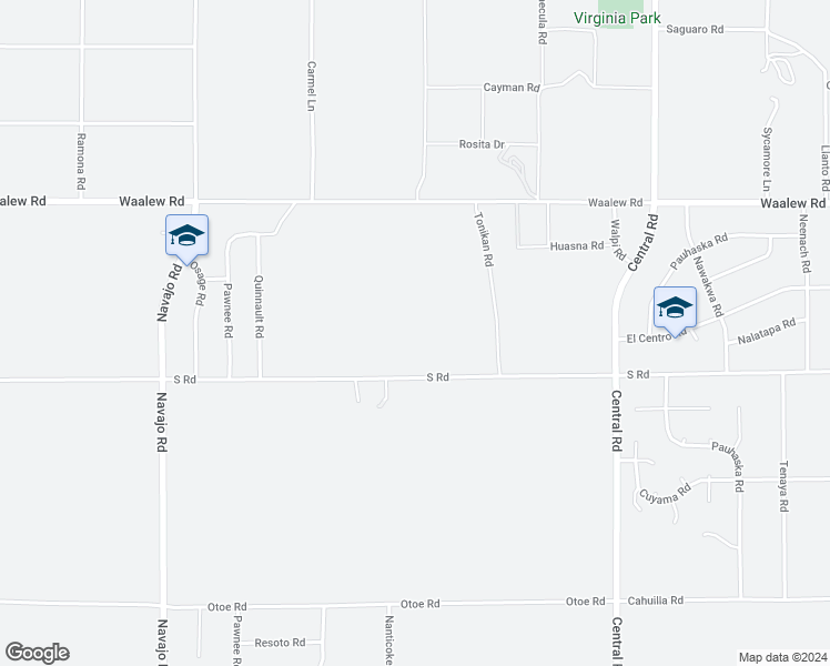map of restaurants, bars, coffee shops, grocery stores, and more near 22138 South Road in Apple Valley