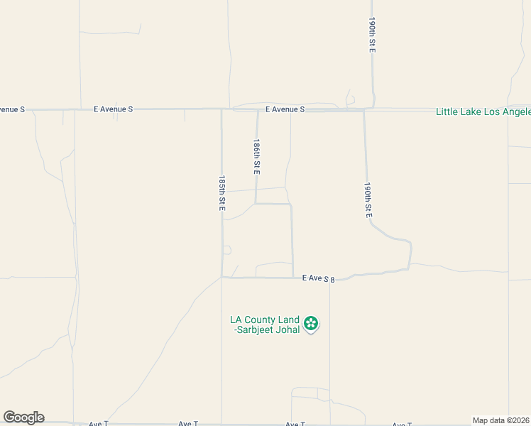 map of restaurants, bars, coffee shops, grocery stores, and more near 186th Street East in Los Angeles County