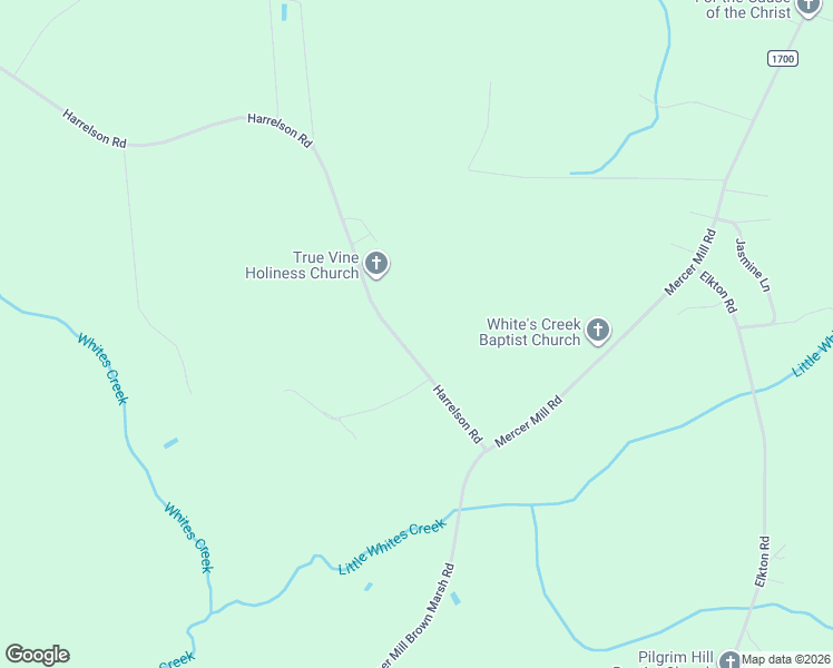 map of restaurants, bars, coffee shops, grocery stores, and more near 1645 Harrelson Road in Clarkton