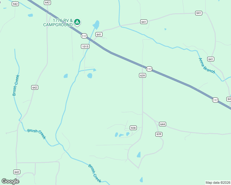 map of restaurants, bars, coffee shops, grocery stores, and more near 646 County Road 639 in Mentone