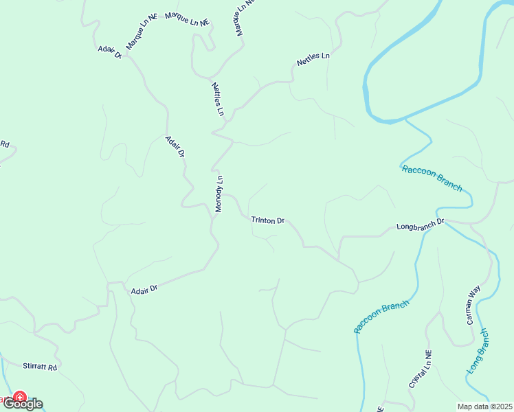map of restaurants, bars, coffee shops, grocery stores, and more near 872 Bolster Lane Northeast in Ranger